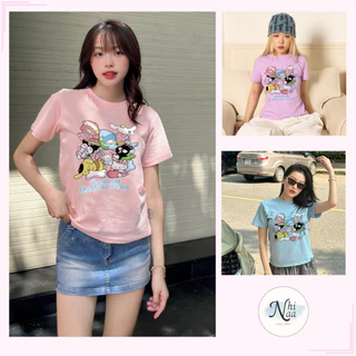 Áo Baby Tee NhiNaa Store In Hình SANRI CHARACTERS A51065