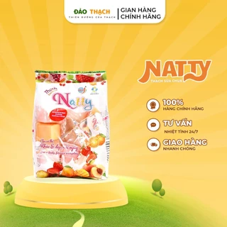 Thạch sữa chua Natty Long Hải hương vị tổng hợp túi 432g| Đảo Thạch