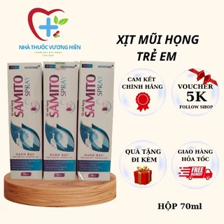 Xịt Mũi Họng Trẻ Em- Giúp Vệ Sinh Mũi, Họng chai 70ml