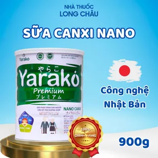 Sữa Canxi Cho Người Già Hỗ Xương Khớp Bổ Sung Canxi Ngăn Ngừa Loãng Xương YARAKO PREMIUM NANO CANXI