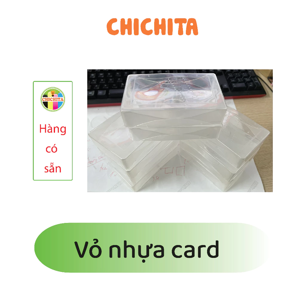 Set hộp nhựa đựng namecard  Chichita .Có sẵn