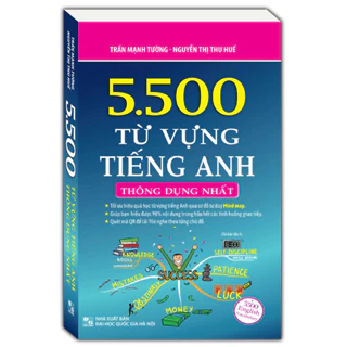 Sách - 5500 từ vựng tiếng Anh thông dụng nhất - tái bản (không màu)