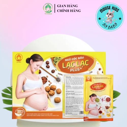 (Hàng mới về) Ngũ Cốc Bầu Lạc Lạc Plus Dr.Maya Thơm Ngon Cung Cấp Dinh Dưỡng Cho Mẹ Và Bé hộp 15 và 30 Gói