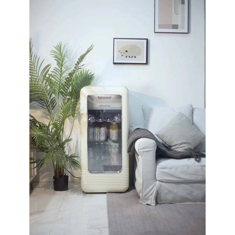 TỦ LẠNH DAEWOO MINI PHONG CÁCH RETRO BS143A - HÀNG CHÍNH HÃNG