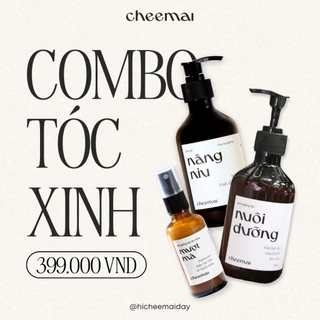 Combo 3 sản phẩm Gội - Ủ - Xịt cho mọi loại tóc, kích thích mọc tóc - Nâng Niu CHEEMAI Việt Nam