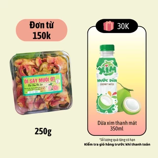 [PN FOOD] Ổi ruột đỏ sấy dẻo muối ớt Đà Lạt vị tự nhiên ít ngọt - Túi zip dễ bảo quản