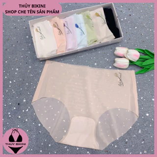 Set 10 Quần Lót Nữ Su Lụa Tàng Hình Mềm Mịn Mỏng Co Giãn 4 Chiều Q23733 - Thủy Bikini