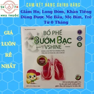 Bổ Phế Bướm Bạc Vshine (HD: 2027 - 20 ống) - Giúp Giảm Ho, Hỗ Trợ Long Đờm, Giảm Đau Rát Họng.