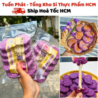 [Hoả Tốc HCM] Bánh Khoai Tím Cốt Dừa Phô Mai Siêu Ngon - Chất Lượng Nhất - Giá Sỉ Rẻ Nhất Tại Xưởng - Hải Sản Tuấn Phát