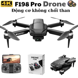 PIycam Mini, Flycam Giá Rẻ, Máy Bay Không Người Lái F198 Camera 4K Full HD,Chế Độ Cảm Biến Tránh Va Chạm Tự Động