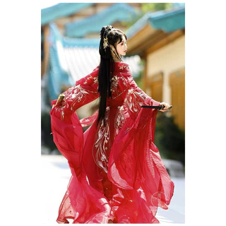 [Hanfu] Hán phục nữ thần hoa Ngụy, Jin, Nam và Bắc Triều đại Hanfu thêu tinh tế