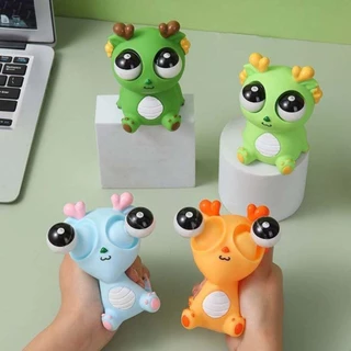 Đồ Chơi Bóp Tay RỒNG MẮT LỒI - Đồ Chơi Pop Slime Silicon Co Giãn Mềm Dẻo Dễ Thương Giải Tỏa Căng Thẳng