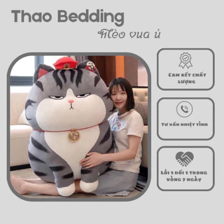 Gấu Bông Mèo Hoàng Thượng Cao Cấp - mèo vua mặt quạo