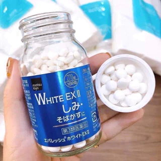 Viên uống trắng da White Ex II bổ xung Vitamin C, mờ thâm nám Nhật Bản 270 viên