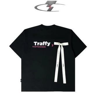 Áo thun Traffy Tee Ribbon / Black