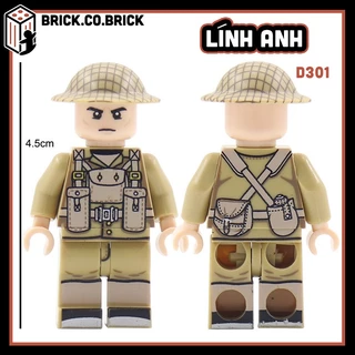 Lính Thế Chiến 2 Đồ chơi Lính Chiến Đấu Quận Độii Thế Chiến 2 Mô hình Lính Swat Army 2 D300