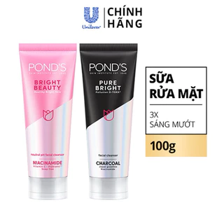 Sữa Rửa Mặt Trắng Da Pond's Pure White  100g (hàng công ty)