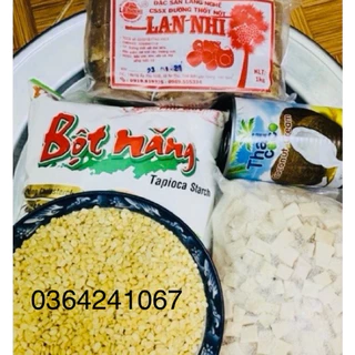 Combo nguyên Liệu nấu 3kg chè bưởi An Giang