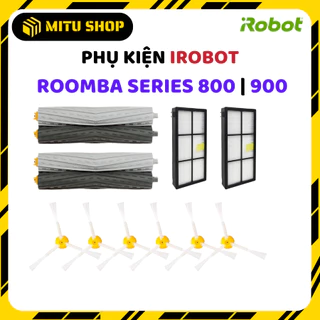 Phụ kiện thay thế robot hút bụi iRobot Roomba series 800 900 - Chổi rulo , Chổi cạnh , Màng lọc