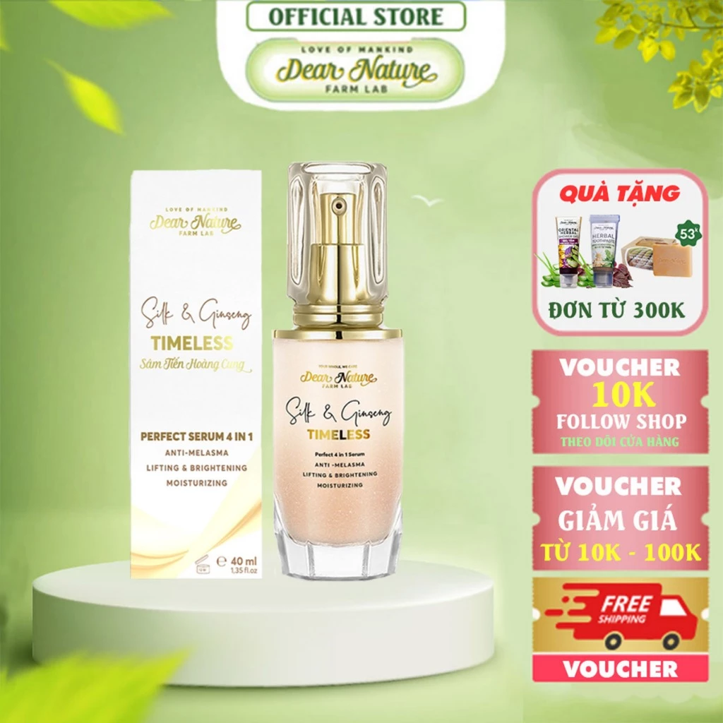 Tinh Chất Ngừa Nám Serum 4 in 1 Dear Nature Ngừa Nám, Nâng Cơ, Dưỡng Trắng, Cấp Ẩm, 40ml