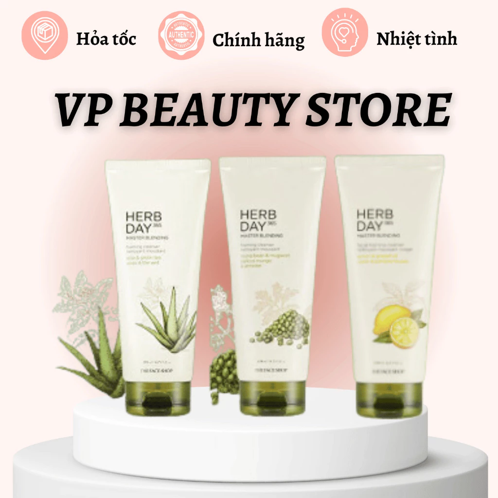 Sữa rửa mặt The Face Shop Herbday 365 - 170ml