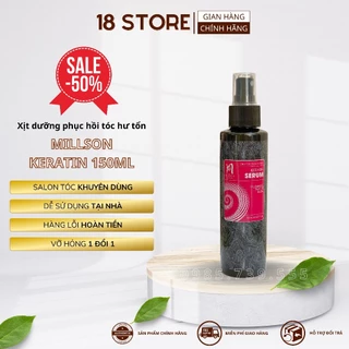 Xịt dưỡng tóc Keratin Millson 150ml chăm sóc tóc phục hồi tóc hư tổn, uốn nhuộm, tóc khô xơ CH