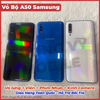 Vỏ Lưng A50 Samsung (Vỏ lưng, Viền, Phím Nhựa, Kính Camera)