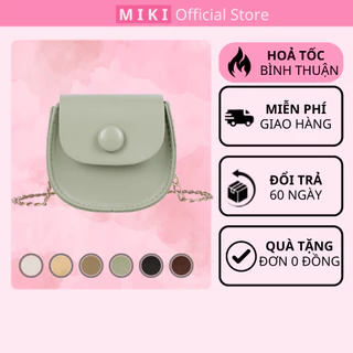 Túi đeo chéo mini MIKI đeo vai có quai đeo dễ phối đồ phong cách Hàn Quốc Túi xách nữ đeo vai đi chơi thời trang nữ