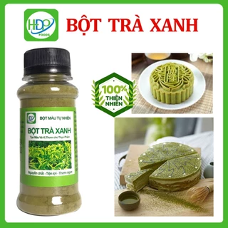 Bột Trà Xanh 40g HDP FOODS tạo màu bánh, chè, kem