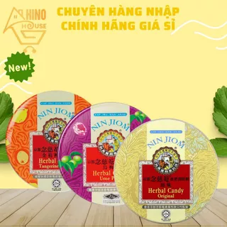 Kẹo Ngậm Ho Xuyên Bối Tỳ Bà Nin Jiom Herbal Candy 60g Hong Kong - Hổ Trợ Giảm Ho, Đau Rát Cổ Họng - Hinohouse