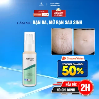 Serum Rạn Da Actiscar Làm Mờ Rạn Da, Hỗ Trợ Sáng Da, Đều Màu Da sau sinh 30ml