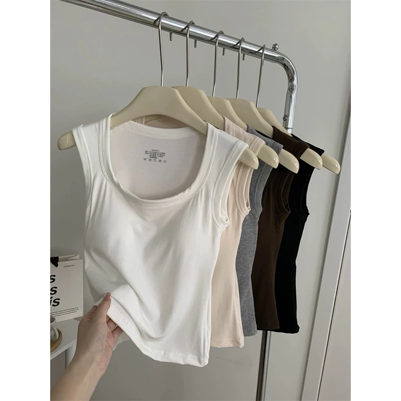 Áo ba lỗ dáng vừa kèm đệm mút,áo bra thun cotton hàng QC cao cấp