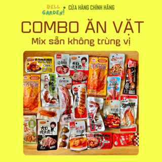 Combo Đồ Ăn Vặt Nội Địa Trung Shop Mix Sẵn Theo Set (Ảnh shop tự mix)