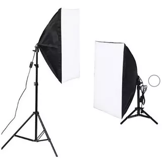 đèn chụp ảnh  hỗ trợ sáng quay phim Livestream đèn studio chuyên nghiệp cao 2m softbox 50x70cm