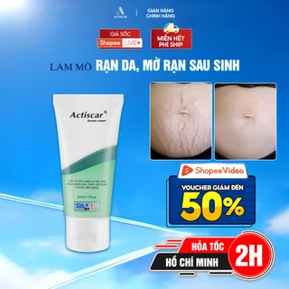 Kem Rạn Da Actiscar Stretch 50ml Hỗ Trợ Mờ Rạn Da, Mờ Sẹo Thâm, Đều Màu Sau Sinh