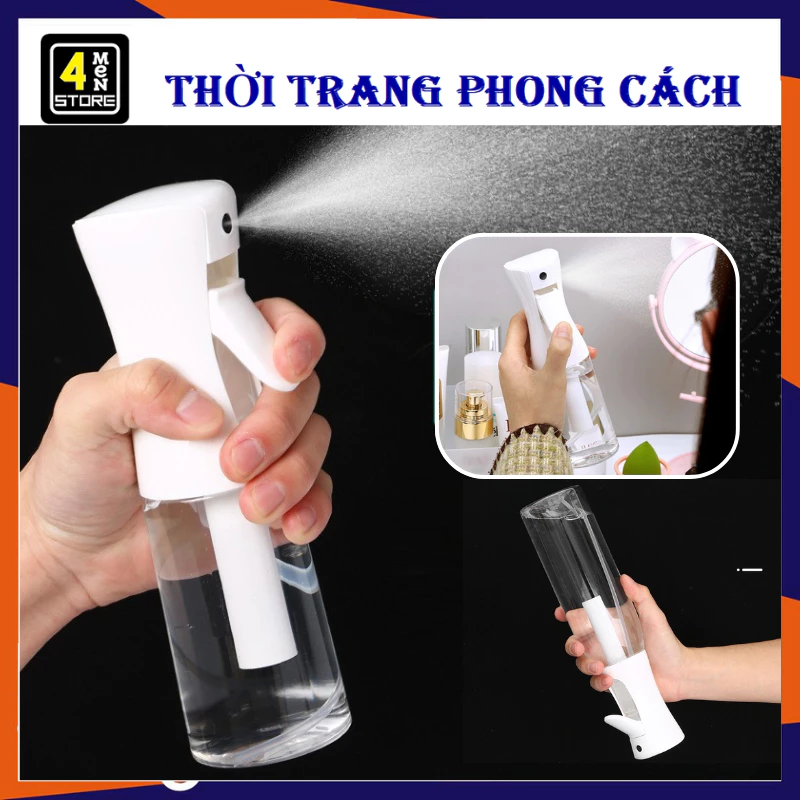 Bình Xịt Phun Sương Siêu Mịn 200ml Áp Suất Cao Tiện Dụng - Chai Xịt Phun Sương Tưới Cây - Chai Chiết Chất Lỏng Dạng Xịt
