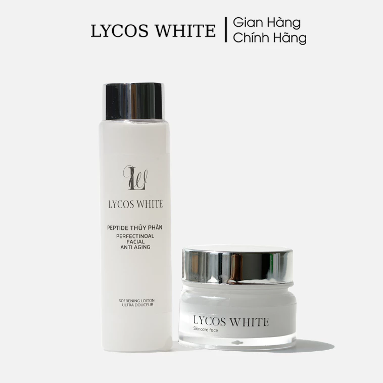 [Combo Face] Kem Face Men Rươu 20g & Nước Truyền Trắng 150ml Lycos White