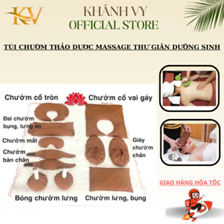 Bộ Chườm Nóng Dưỡng Sinh | Giảm Đau Mỏi Thư Giãn  Massage Cổ Vai Gáy | Đa Năng Dùng Cho Gia Đình Spa TMV