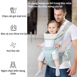 Địu em bé aixintu - địu trẻ em - địu cho bé - địu đa năng - đai địu em bé[Mẫu Cao Cấp]