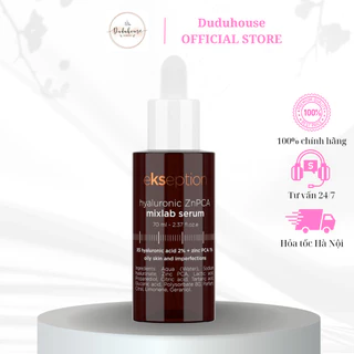 Tinh Chất Kẽm Ekseption Hyaluronic ZnPCA Mixlab Serum Giảm Mụn, Kiềm Dầu, Dưỡng Ẩm 75ml Duduhouse