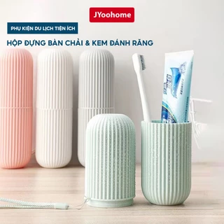 Hộp Đựng Bàn Chải Kem Đánh Răng Du Lịch Dã Ngoại JYoohome Cốc Ống Đựng Kem Đánh Răng Đa Năng