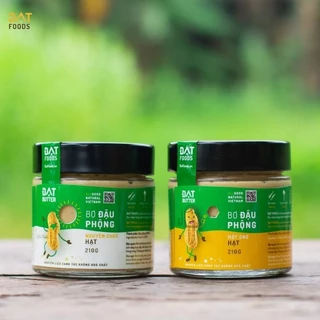 Bơ Đậu Phộng/Bơ Lạc (Đạt Butter - Đạt Food) - 210g (Nguyên Chất & Mật Ong)