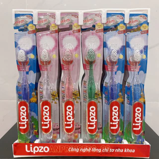 Bàn chải đánh răng cho bé Lipzo Crystal Kids (mầu ngẫu nghiên)