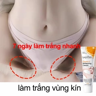 Kem làm trắng da Làm trắng vùng kín Nách cánh tay cả người làm trắng Làm mờ hắc tố Làm hồng vùng kín dưỡng ẩm 50g