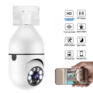 Camera Wifi Yoosee Bóng Đèn 5.0mpx Siêu Nét, Xoay 360°, Đàm Thoại Hai Chiều, Báo Động Chống Trộm Bảo Hành 12 Tháng