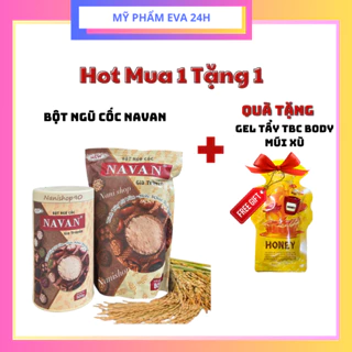 Ngũ cốc navan 7 vị đậu chính hãng giúp tăng cân giảm cân lợi sữa sau sinh + tặng Tẩy TBC body múi xù