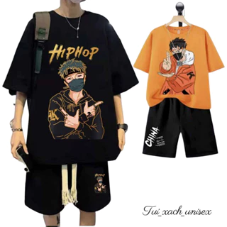 ĐỒ BỘ NAM 🚚 FREESHIP 🚚ĐỒ BỘ THỂ THAO IN HÌNH HIP HOP SIÊU NGẦU THUN 100% MỀM MỊN THOÁNG MÁT  tui_xach_unisex M03