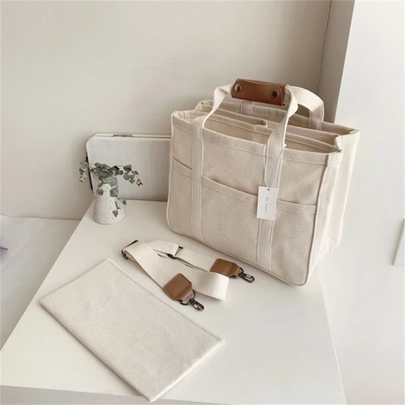 Túi Vải canvas túi tote vải túi mẹ và bé đa năng thời trang,túi đeo vai,túi đựng mẹ xe đẩy vải cầm tay