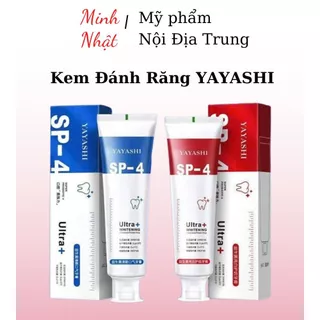 Combo 2 Kem Đánh Răng SP-4 Yayashi Ultra+ Whitening 120g Hỗ Trợ Trắng Sáng, Khử Mùi, Thơm Mát_ Minhnhatbeauty