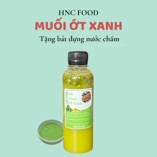 Nước chấm hải sản muối ớt xanh HNC, sốt muối ớt xanh chấm hải sản/gà/đồ hấp luộc thơm ngon